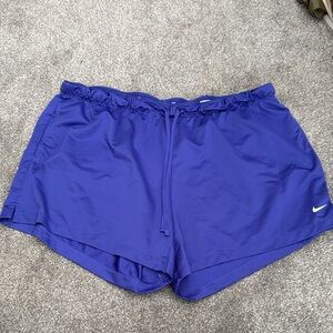 Nike Women's Athletic Shorts in Deep Purple